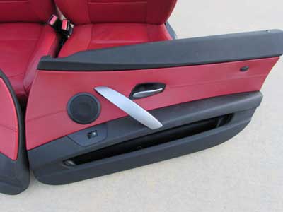 BMW Power Seats (Pair) and Door Panels (Pair) Red 51418035479 2003-2008 E85 E86 Z45